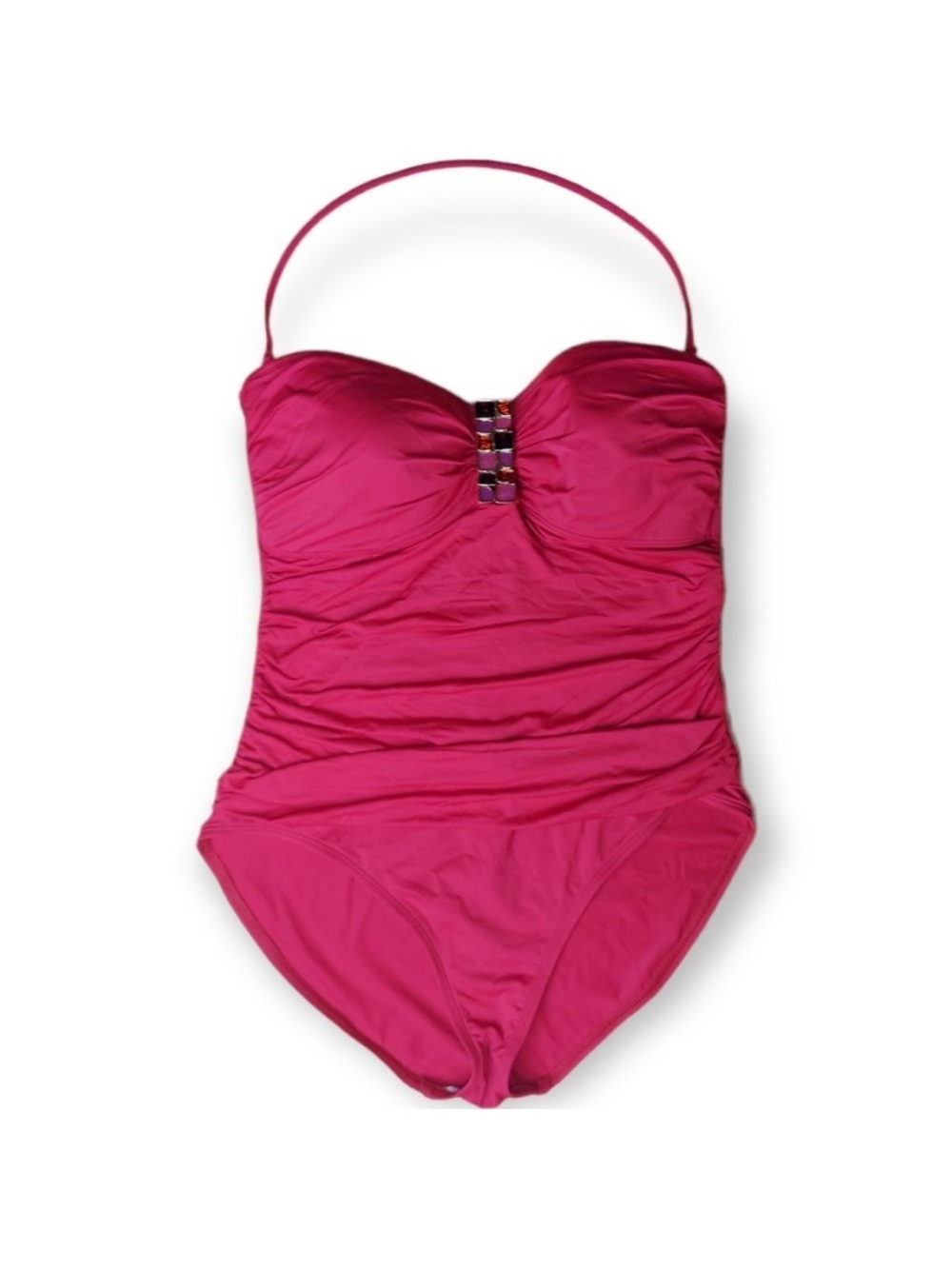 La Blanca Red One Piece Halter
Swimsuit Size 16